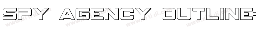 Spy Agency Outline字体转换